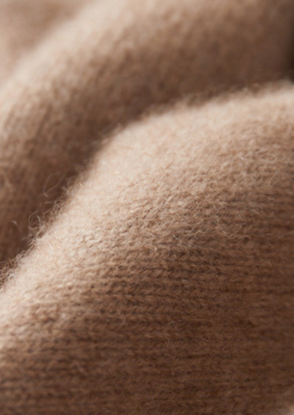 Pure Cashmere Beige Essential Crewneck | Roccella