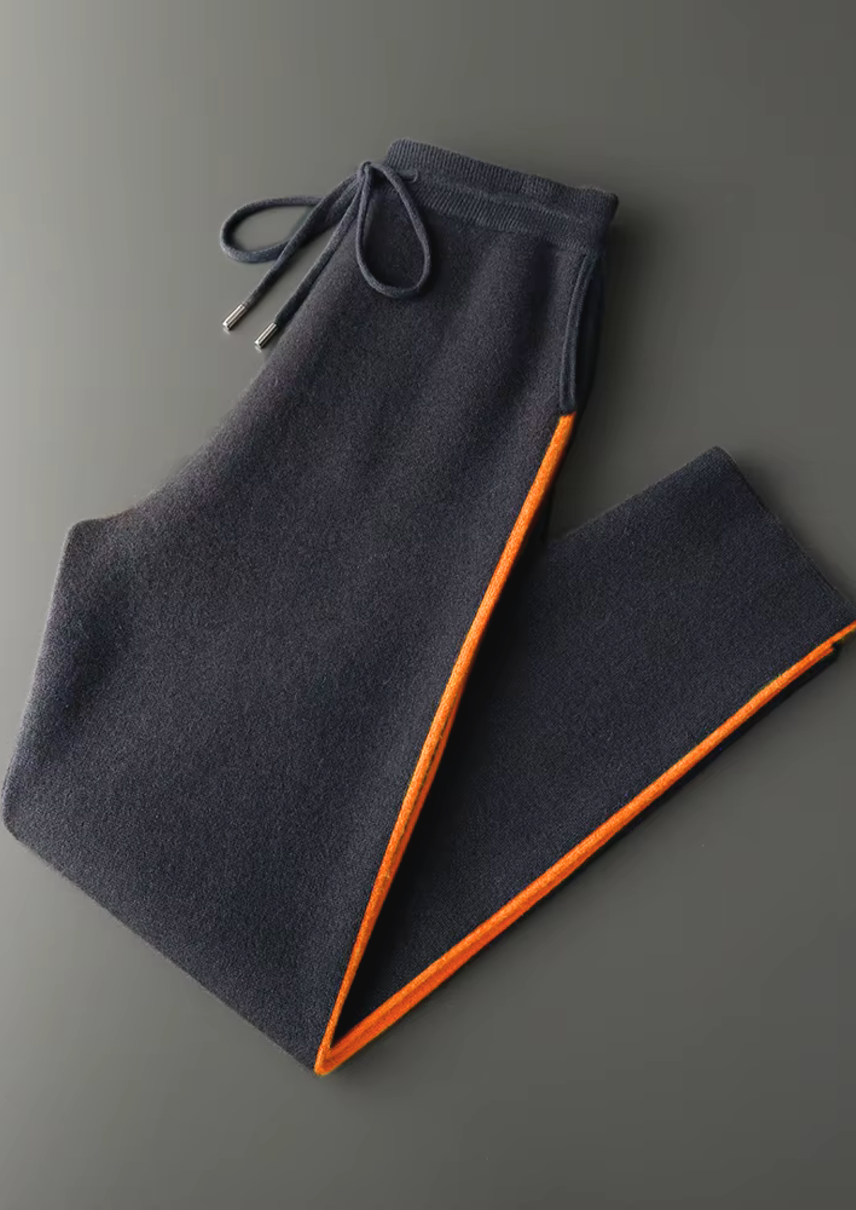 Premium Cashmere Deep Gray Milano Leisure Set | Roccella