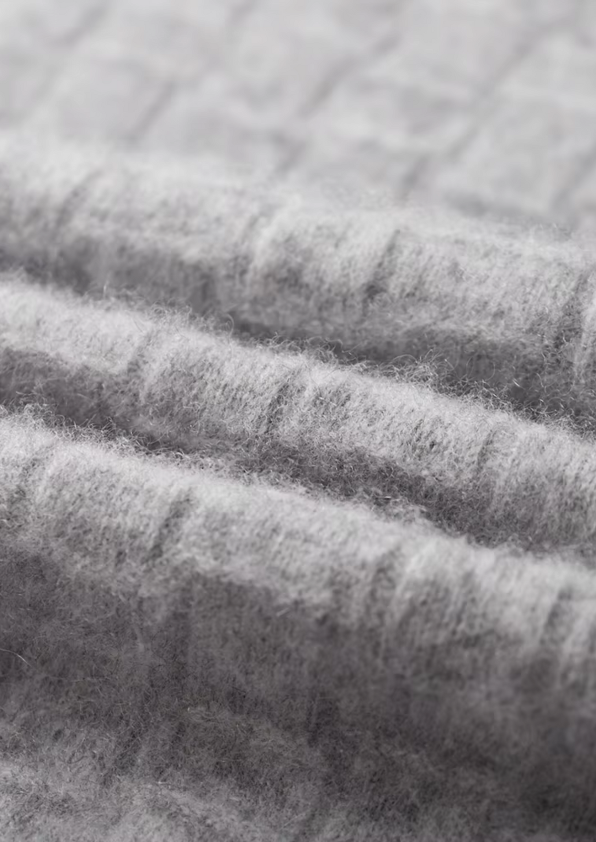 Pure Extra-Fine Merino Wool Textured Mockneck | Roccella