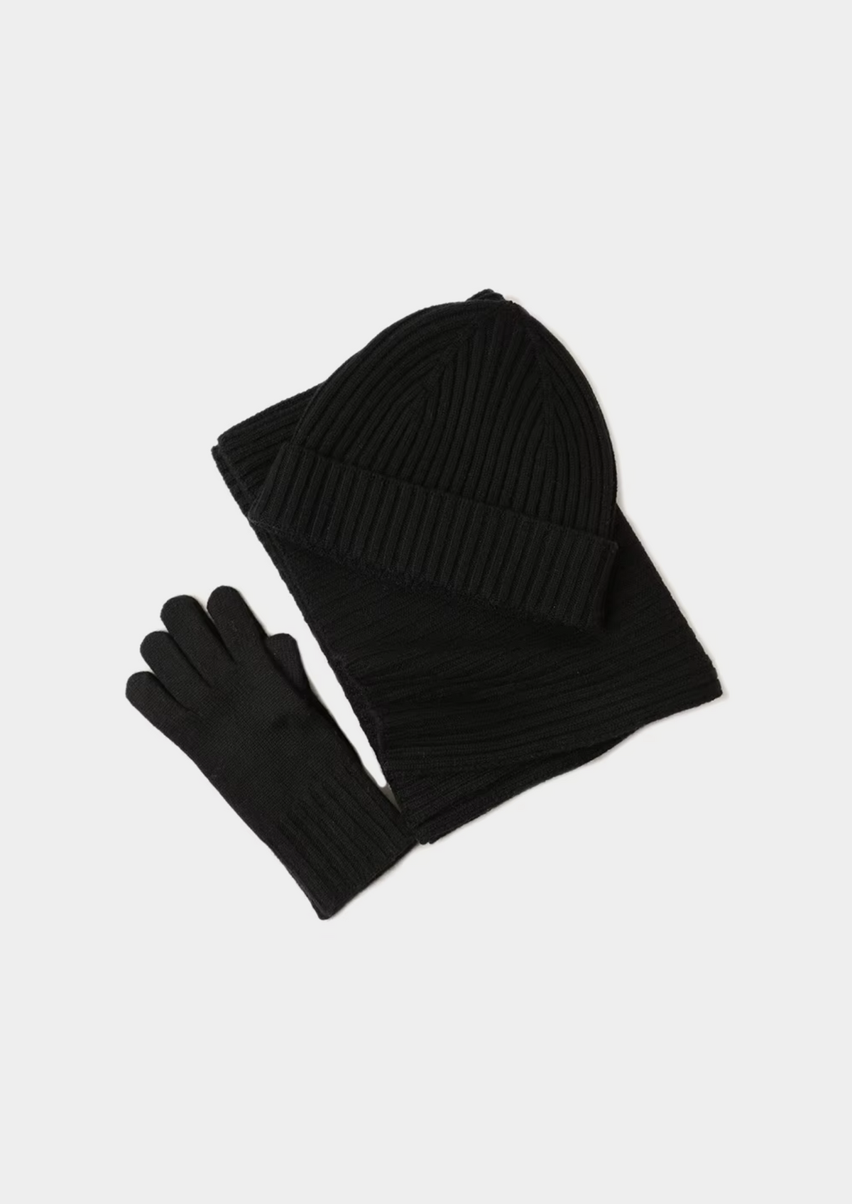 Pure Extra-Fine Merino Wool Wintertime Essentials - Black | Roccella