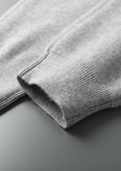 Premium Cashmere Light Gray Alain Leisure Set | Roccella