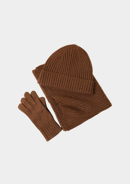 Pure Extra-Fine Merino Wool Wintertime Essentials - Coffee | Roccella