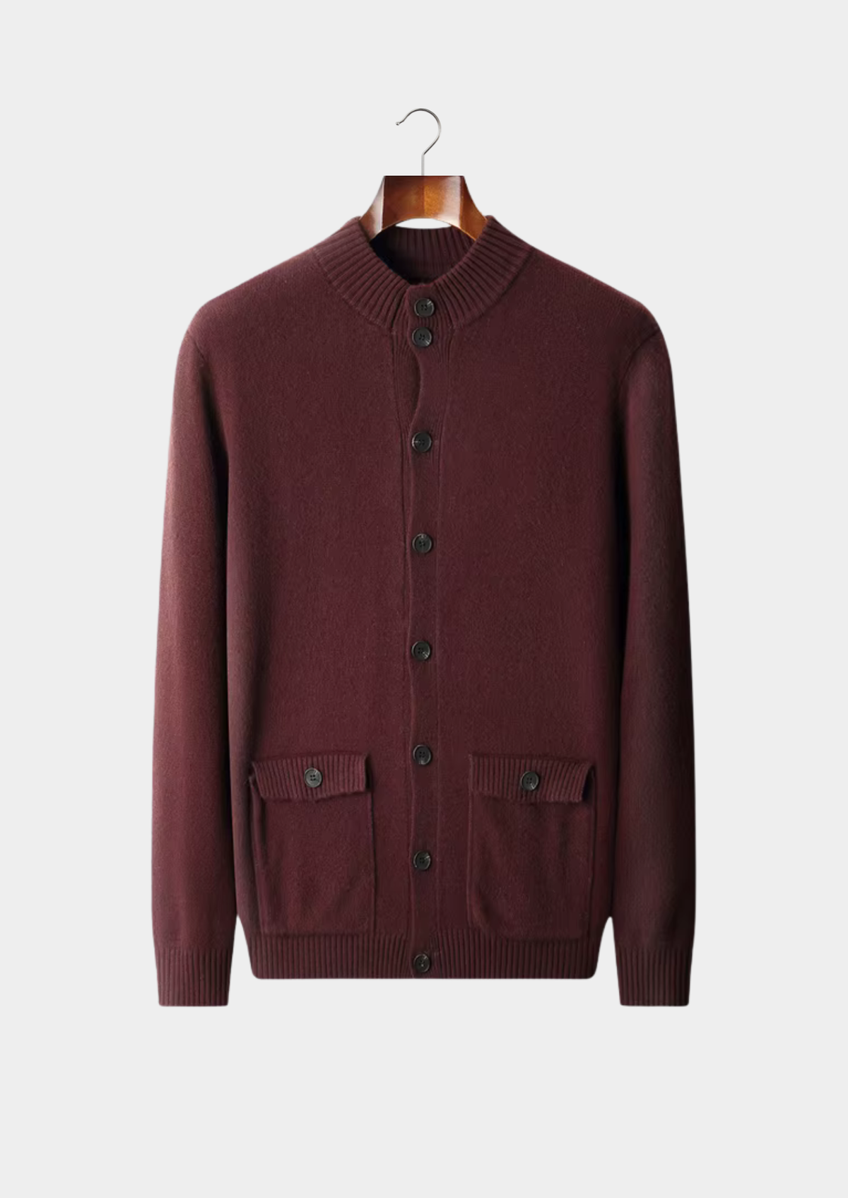 Pure Extra-Fine Merino Wool Button Cardigan | Roccella