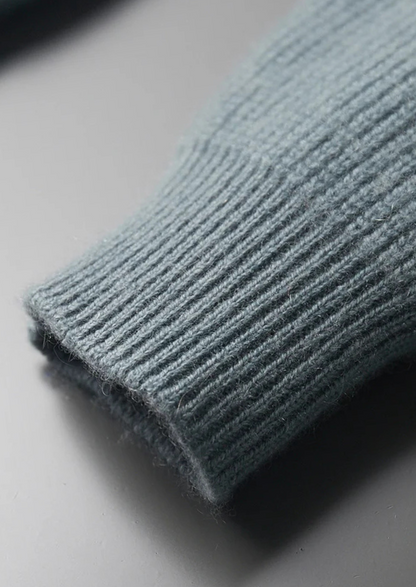 Premium Cashmere Ribbed Cardigan | Roccella