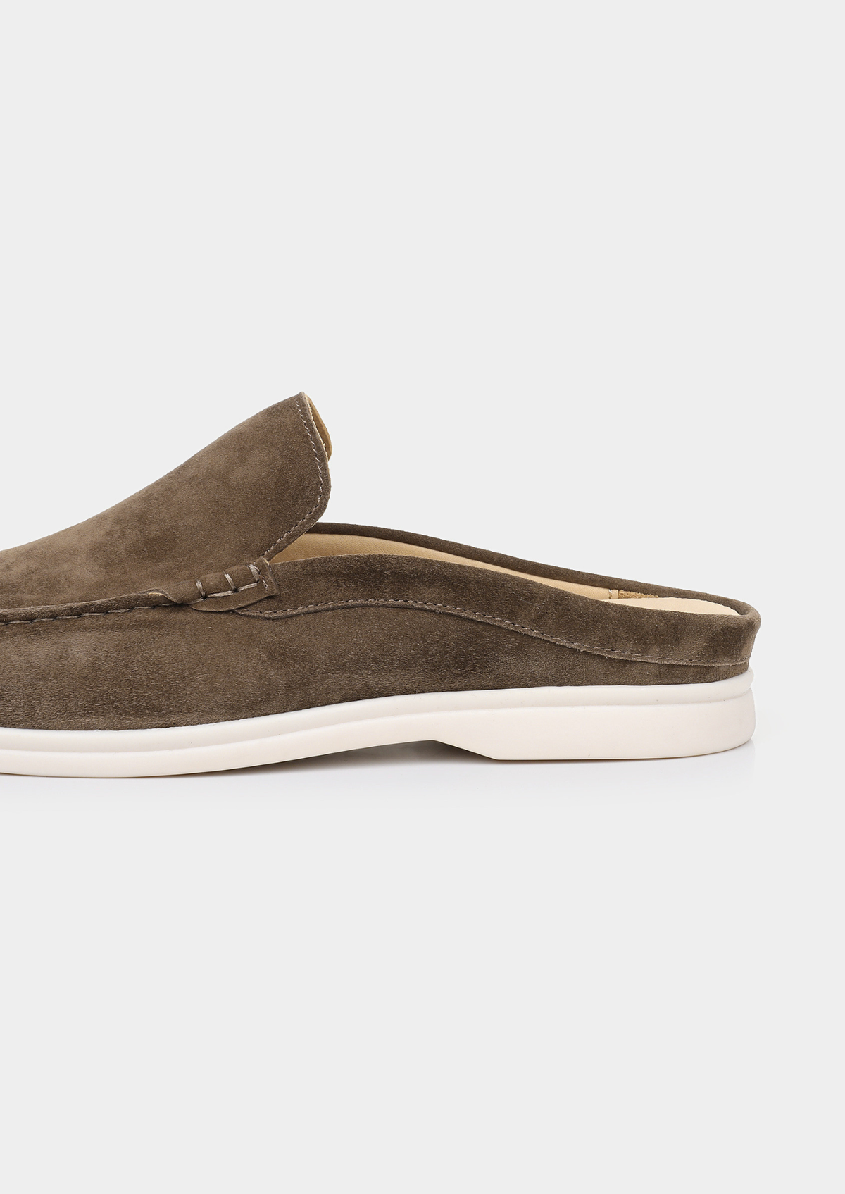 Olive Marina Suede Slipper | Roccella