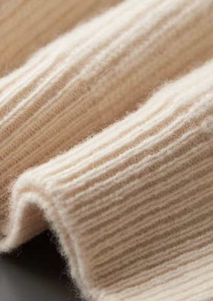Pure Extra-Fine Merino Wool Half Zipper Hoodie | Roccella