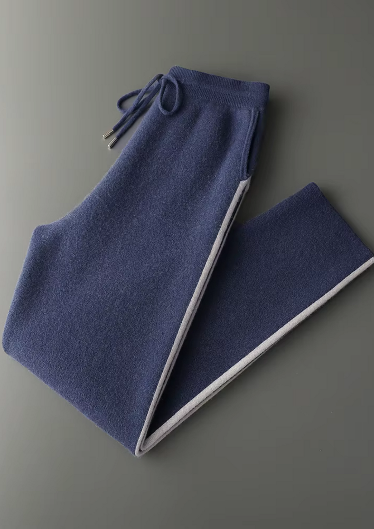 Premium Cashmere Navy Blue Milano Leisure Set | Roccella