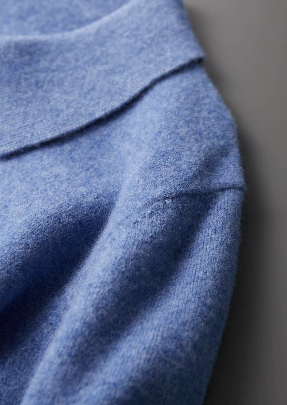 Pure Extra-Fine Merino Wool Half Zip Polo | Roccella