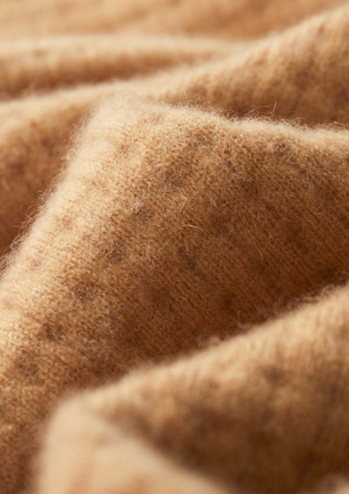 Pure Cashmere Caramel Textured Button Cardigan | Roccella