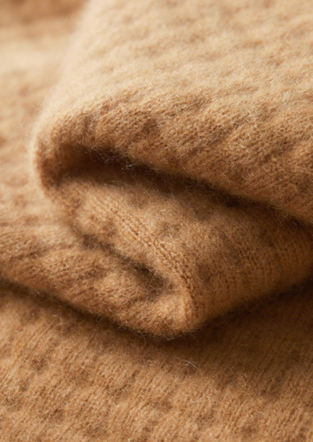 Pure Cashmere Caramel Textured Button Cardigan | Roccella