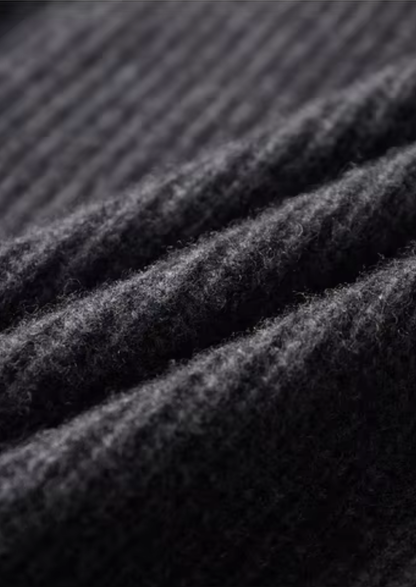 Pure Extra-Fine Merino Wool Funnel Neck Dual Zip Cardigan | Roccella