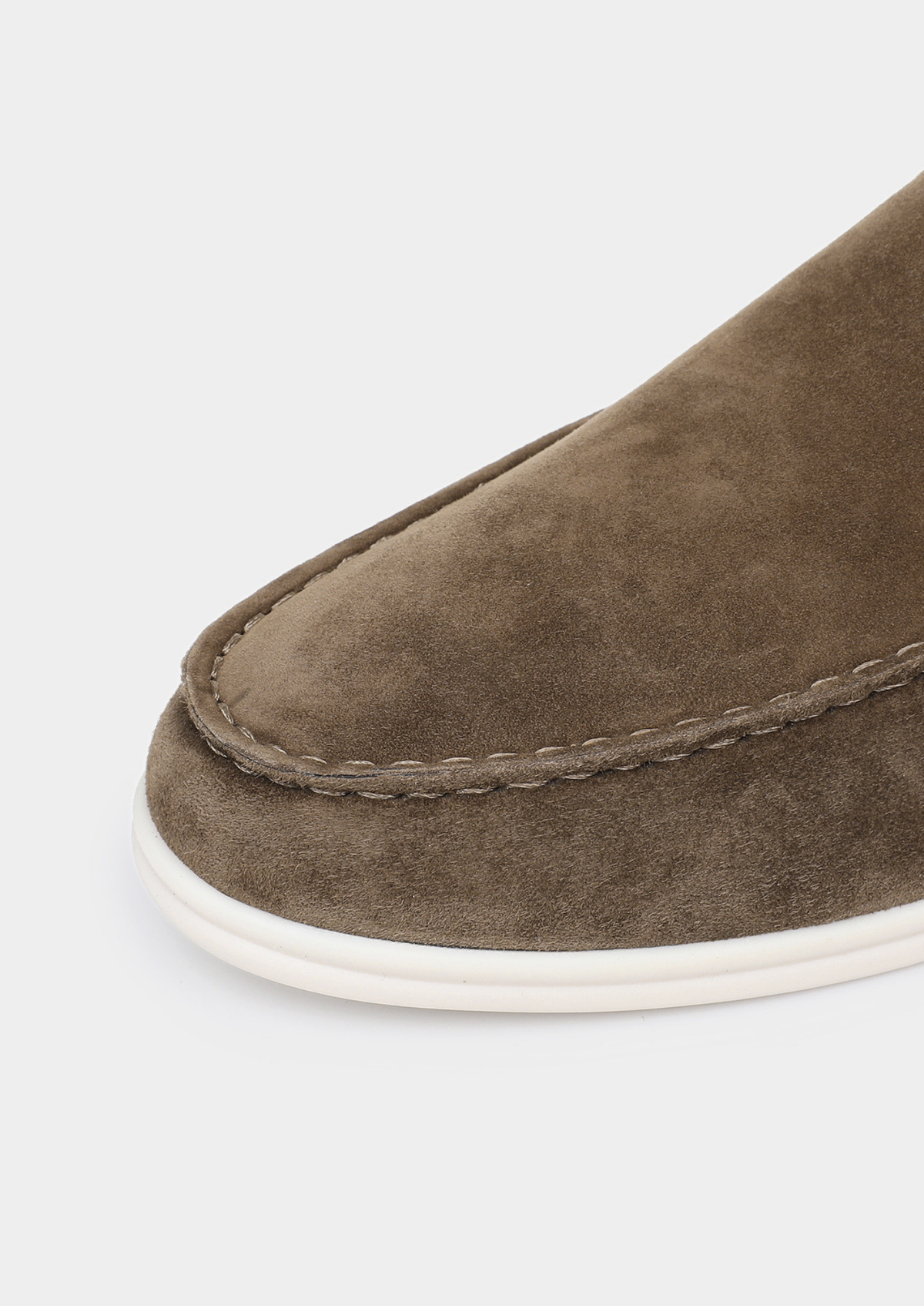 Olive Marina Suede Slipper | Roccella