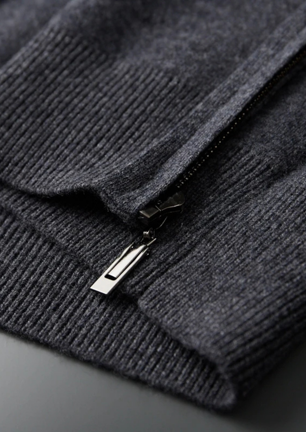 Premium Cashmere Zipper Hoodie | Roccella
