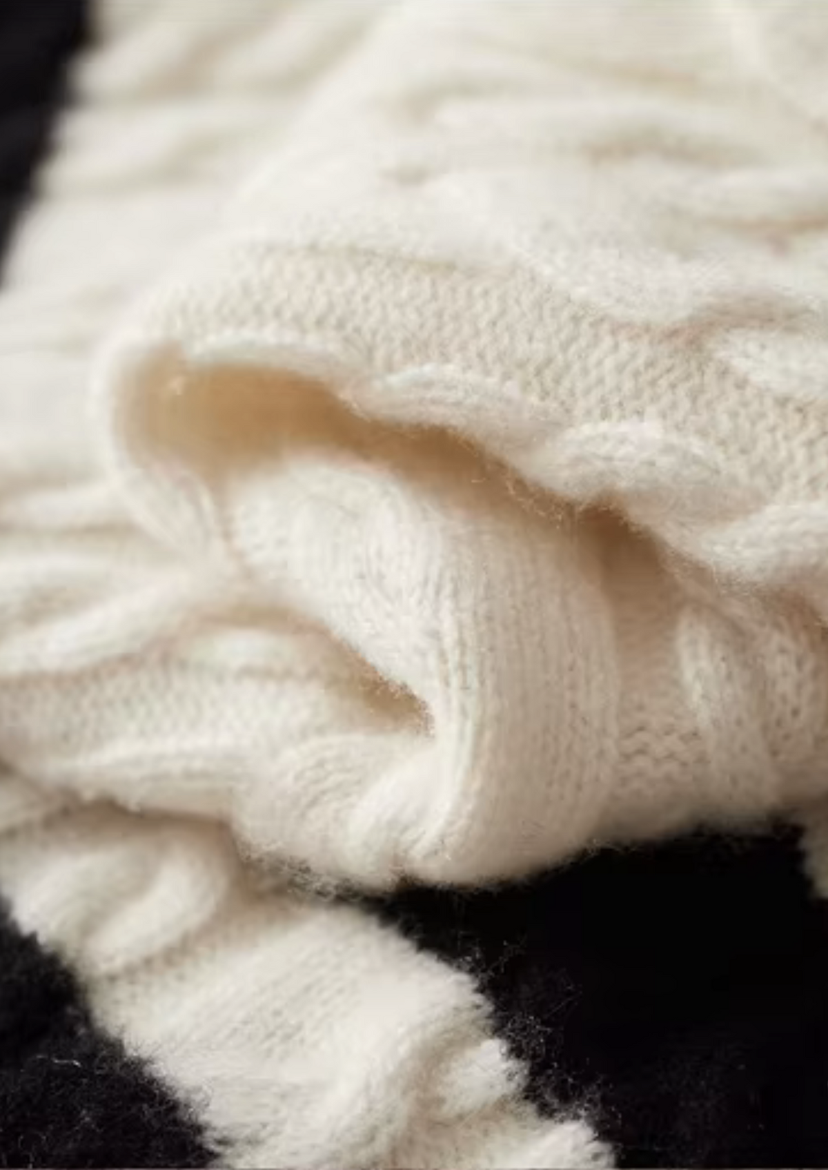 Pure Extra-Fine Merino Wool Striped Half-Zip Sweater | Roccella