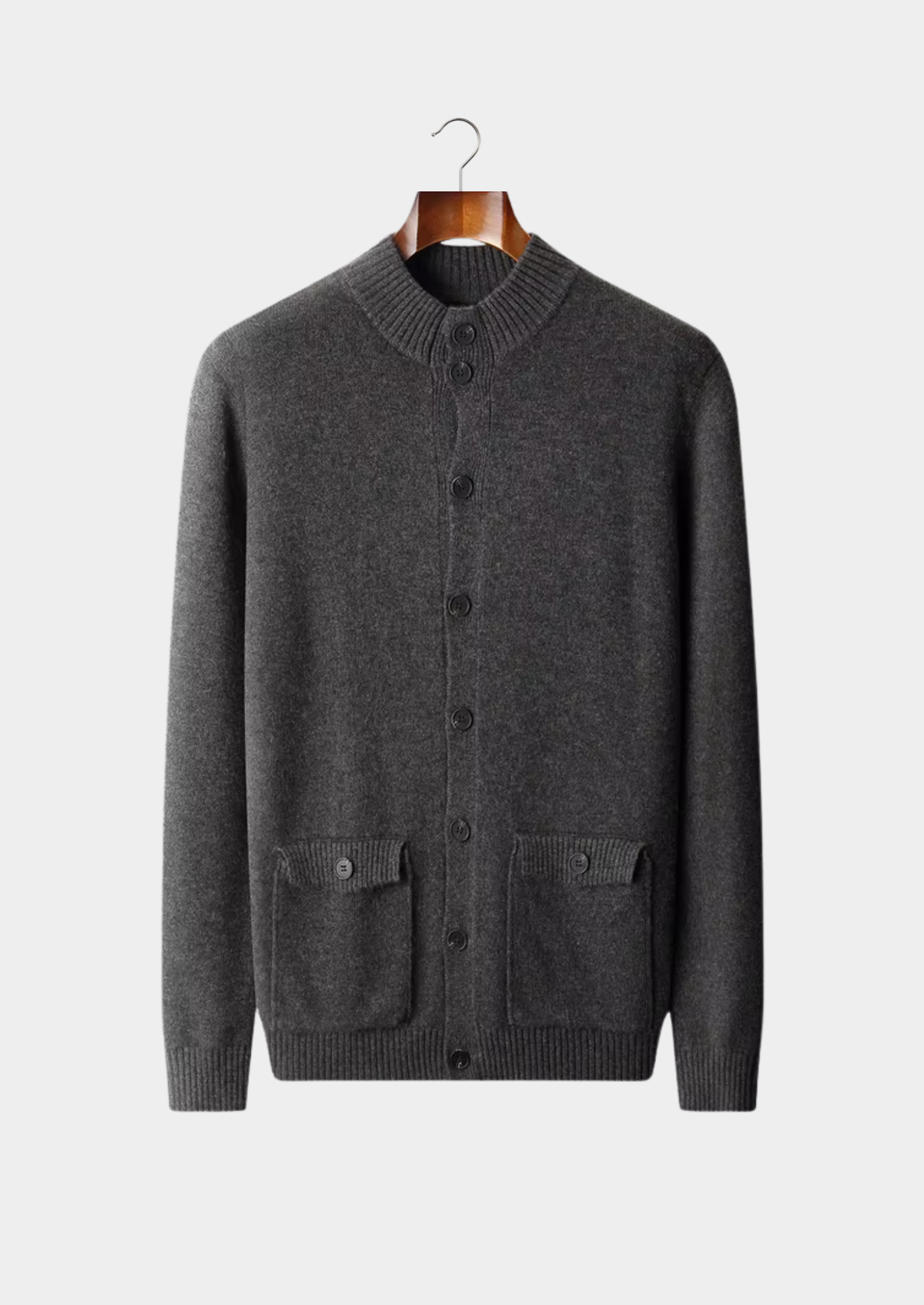 Pure Extra-Fine Merino Wool Button Cardigan | Roccella