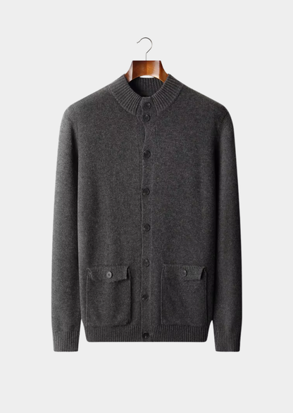 Pure Extra-Fine Merino Wool Button Cardigan | Roccella