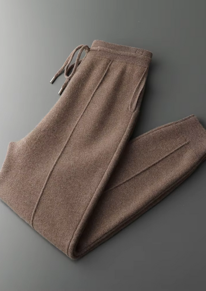 Merino Wool Leisure Joggers, Dark Blue