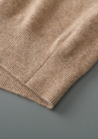 Pure Extra-Fine Merino Wool V-Neck Vest | Roccella