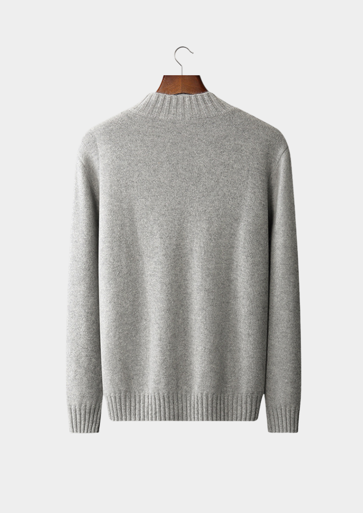 Pure Cashmere Mockneck Sweater | Roccella