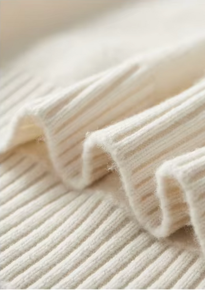 Pure Extra-Fine Merino Wool Classic Button Sweater | Roccella