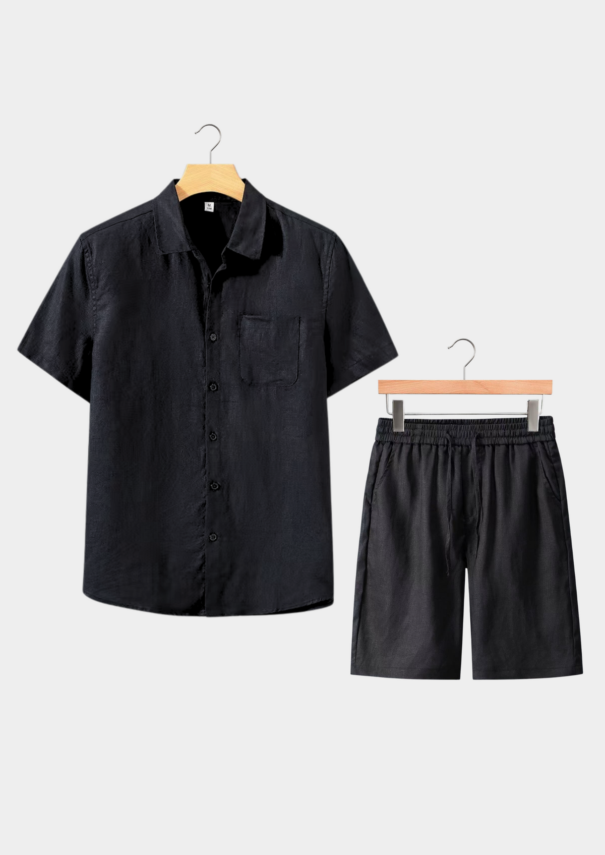 Dolcevita Shortsleeve Summer Set - Black | Roccella