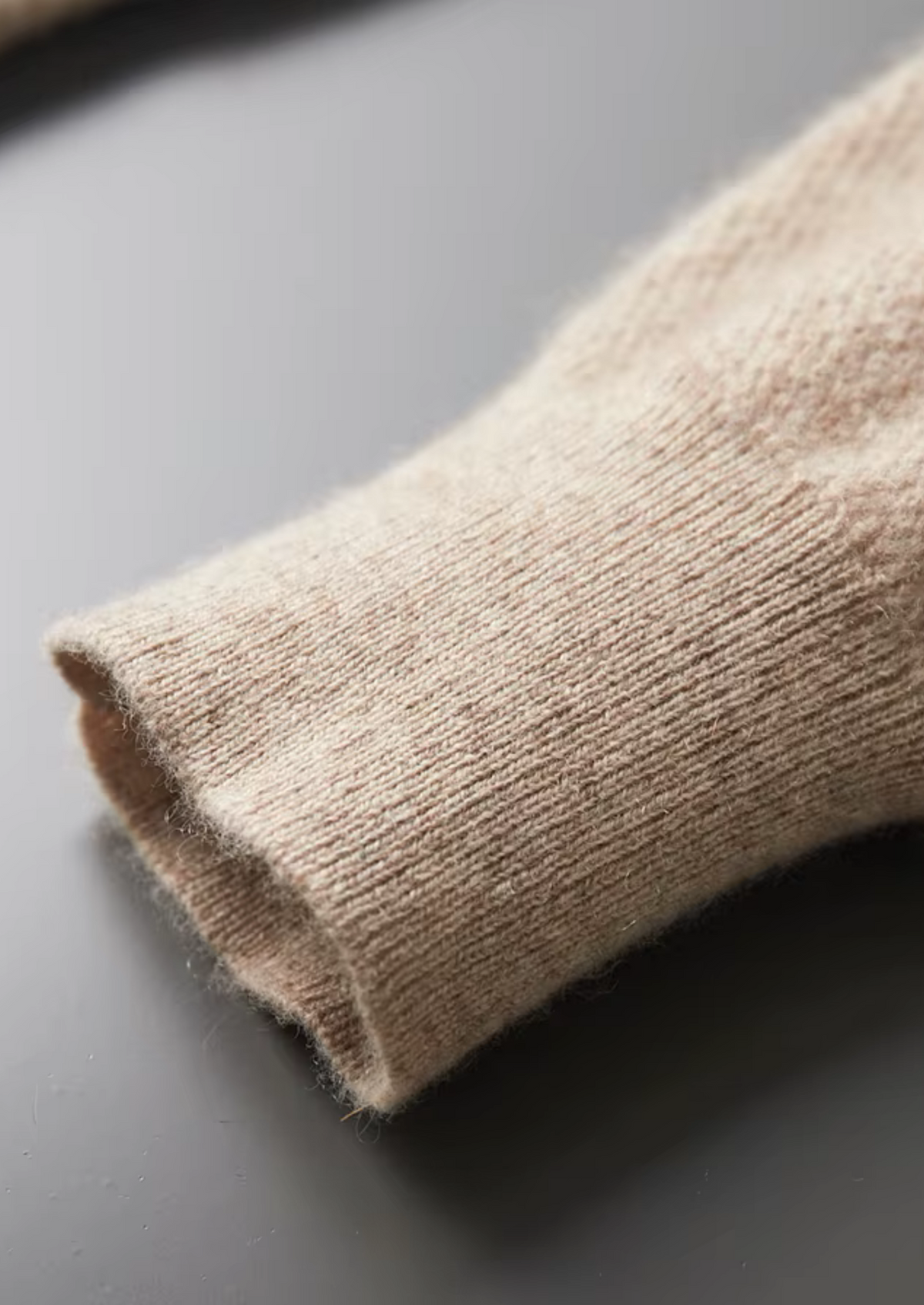 Premium Cashmere Classic Henley Sweater | Roccella