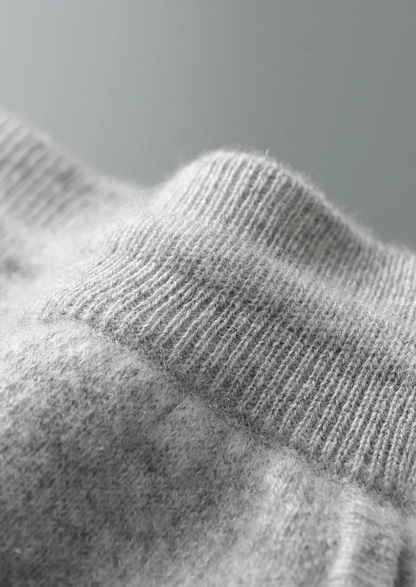 Premium Cashmere Light Gray Alain Leisure Set | Roccella