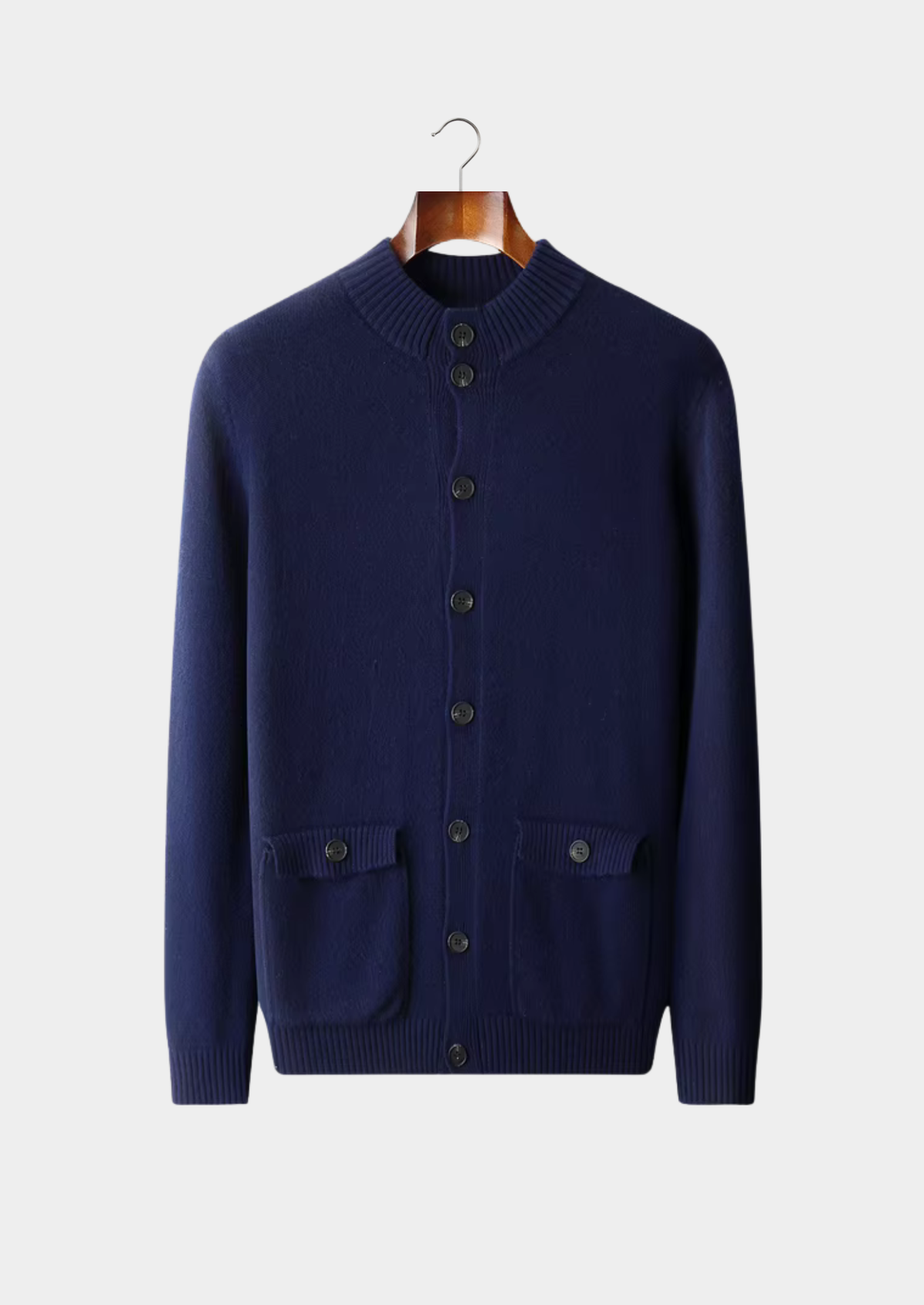 Pure Extra-Fine Merino Wool Button Cardigan | Roccella
