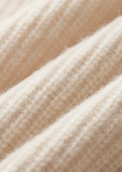 Pure Extra-Fine Merino Wool Half Zipper Hoodie | Roccella