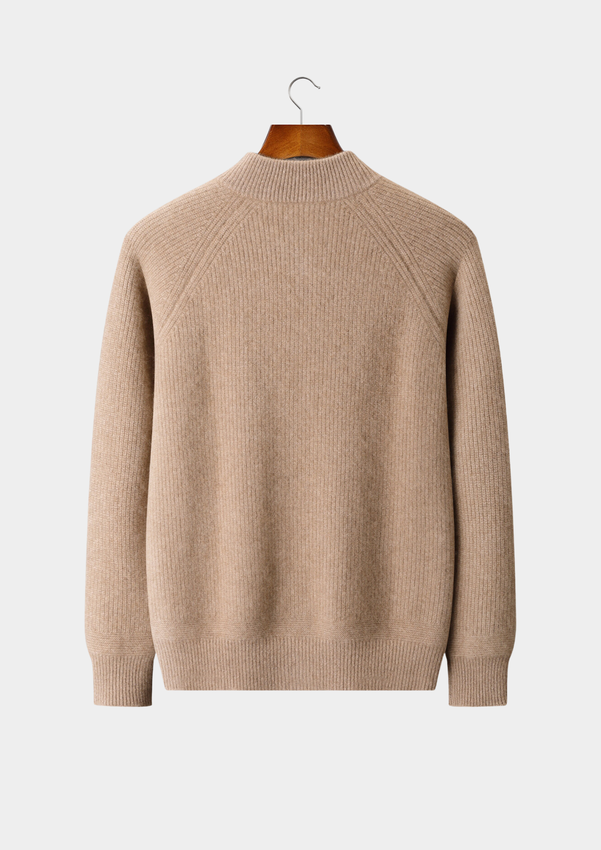 Pure Cashmere Beige Button Overshirt | Roccella