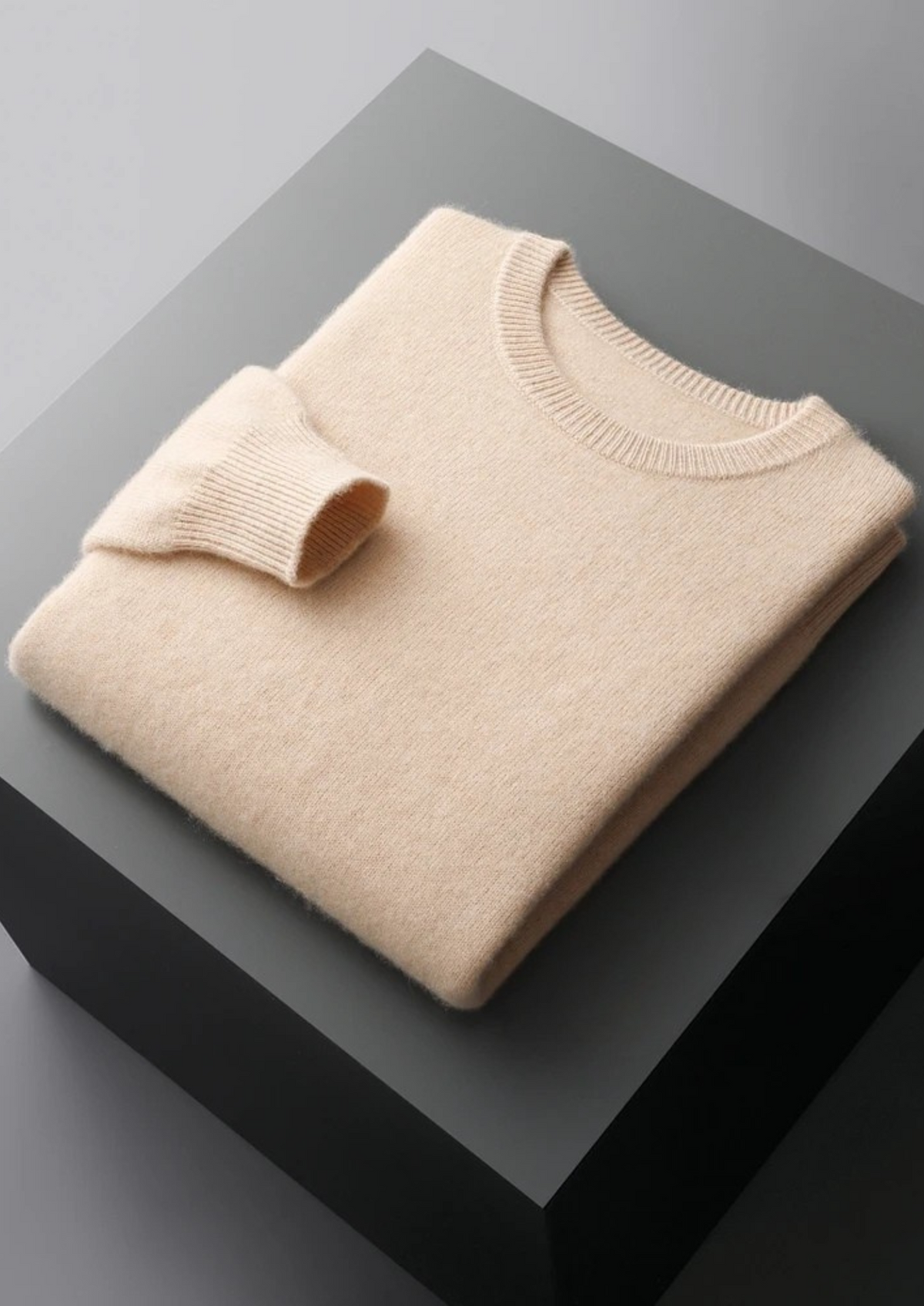 Pure Extra-Fine Merino Wool Classic Crewneck | Roccella