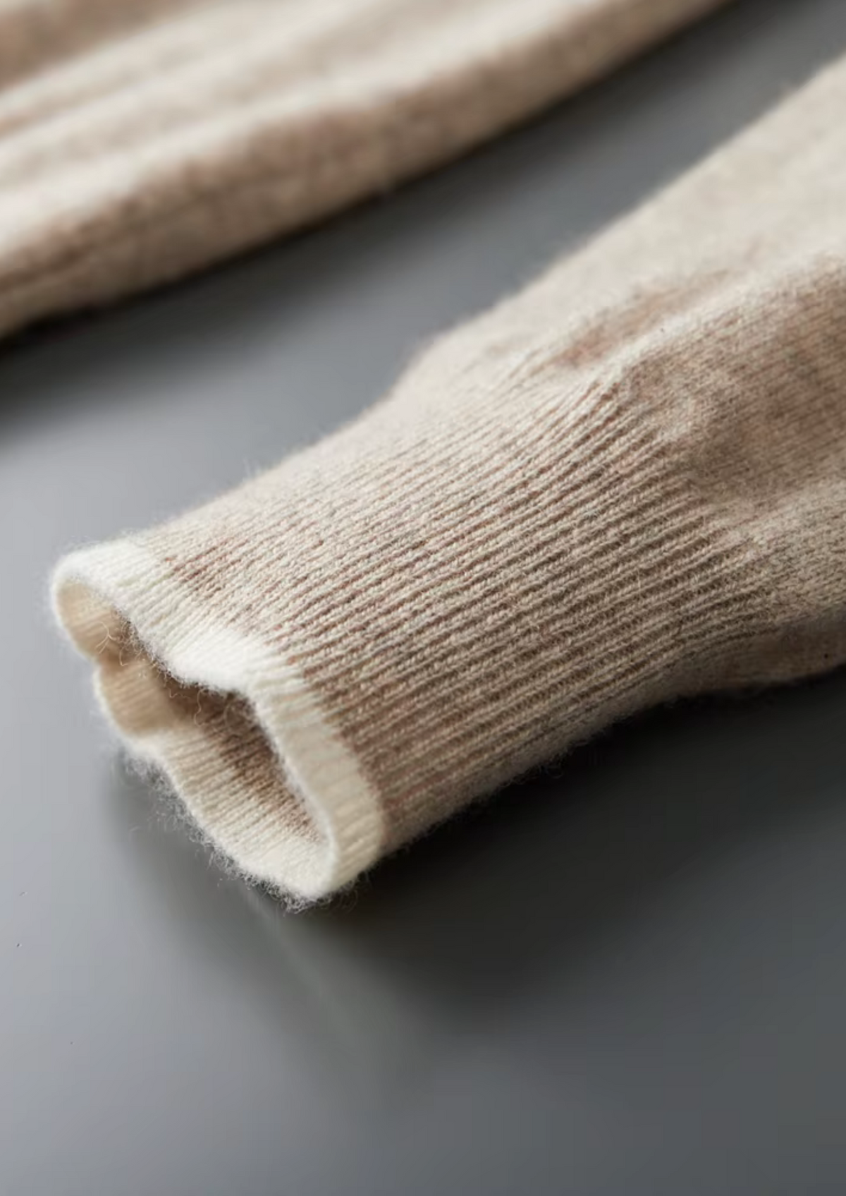 Premium Cashmere Two Tone Button Polo | Roccella
