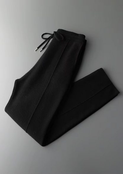 Pure Extra-Fine Merino Wool Black Falconi Set | Roccella