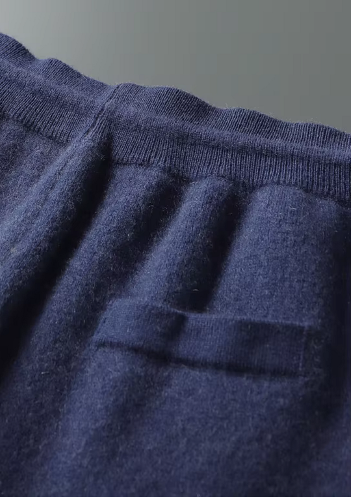 Premium Cashmere Navy Blue Milano Leisure Set | Roccella