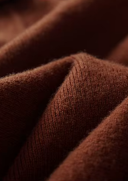 Pure Extra-Fine Merino Wool Ribbed Buttonless Polo | Roccella