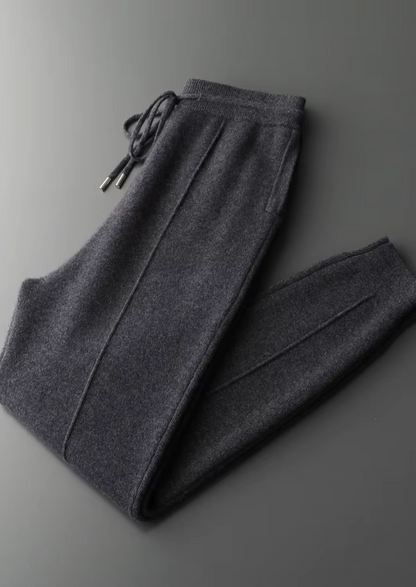 Pure Extra-Fine Merino Wool Leisure Joggers | Roccella