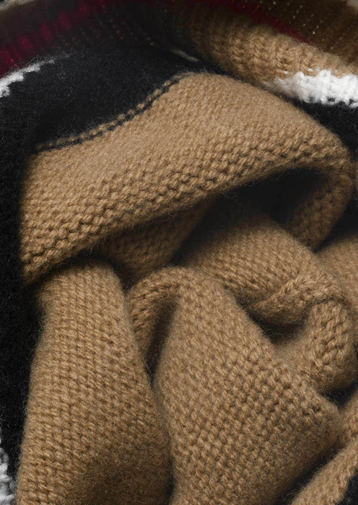 Caramel Merino Wool Wintertime Beanie | Roccella