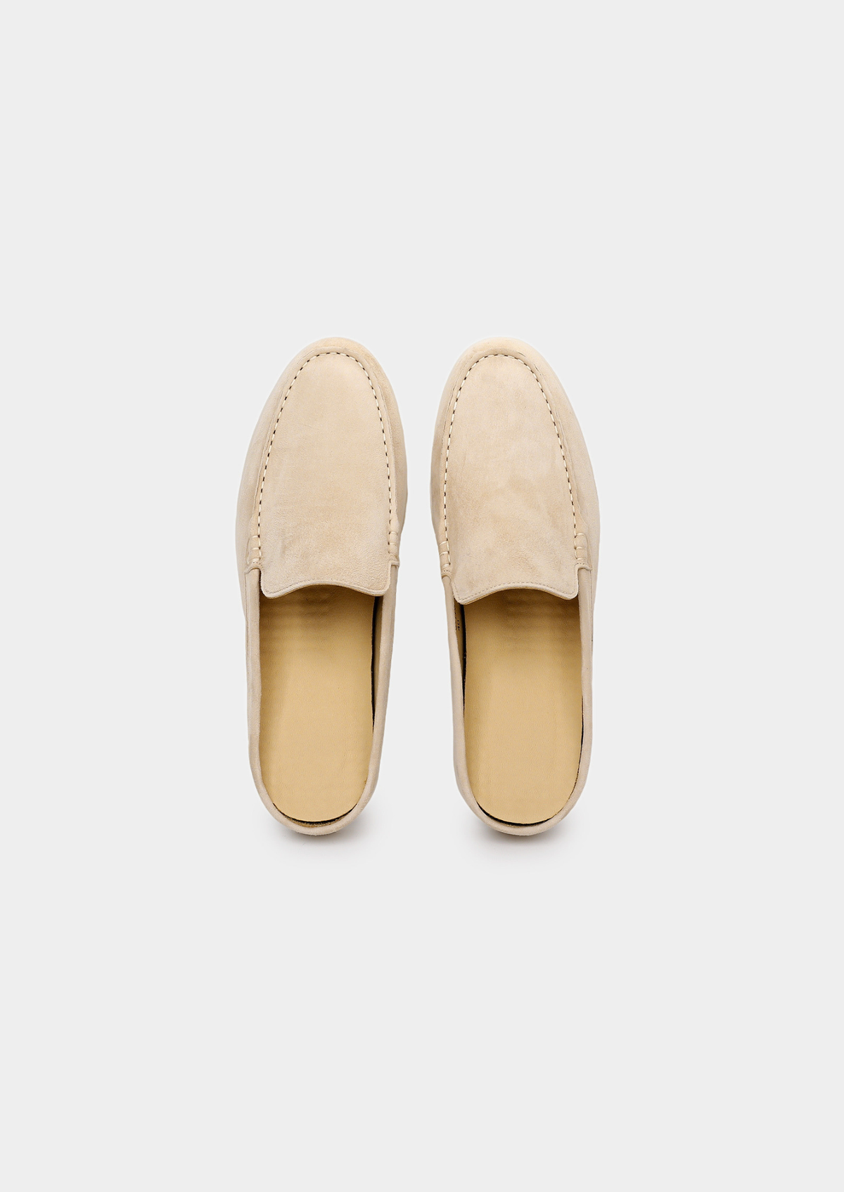 Ivory Marina Suede Slipper | Roccella
