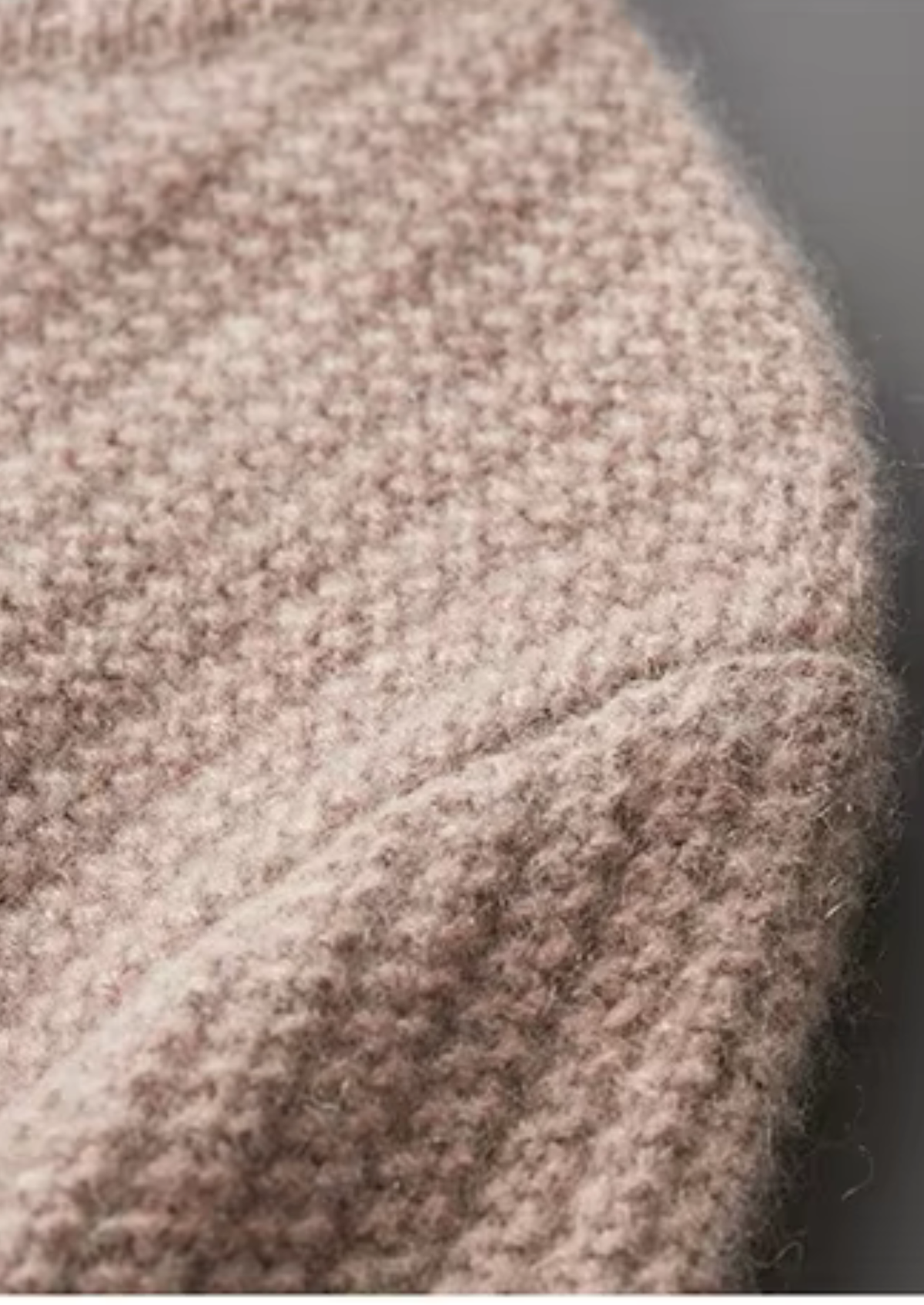 Pure Cashmere Beige Heavyweight Crewneck | Roccella