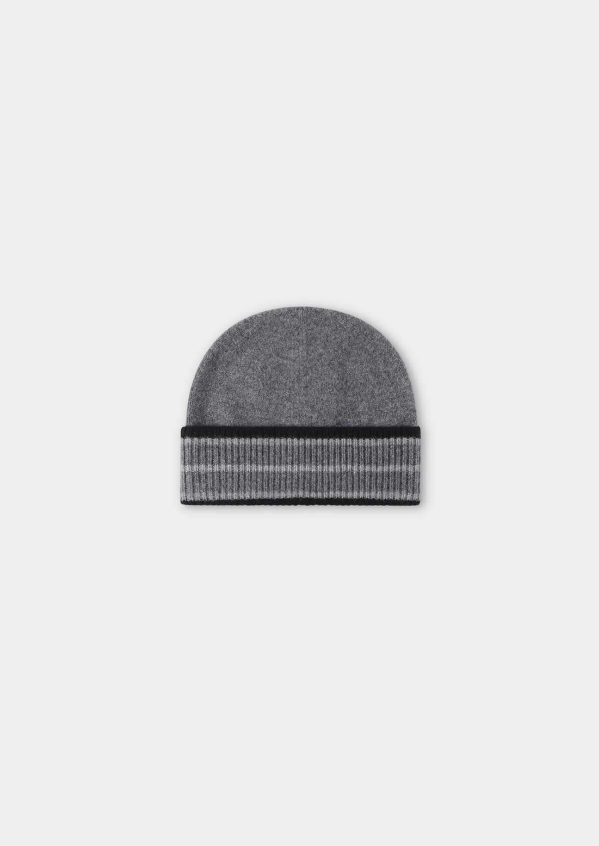 Dark Gray Merino Wool Wintertime Beanie | Roccella