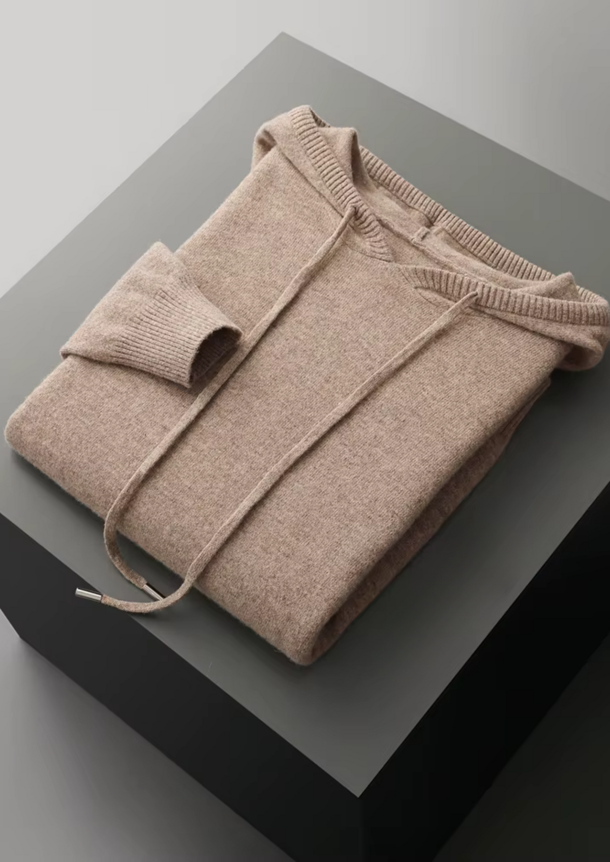 Pure Extra-Fine Merino Wool Beige Savro Set | Roccella