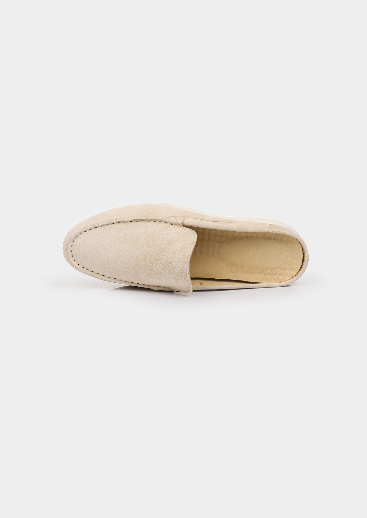 Ivory Marina Suede Slipper | Roccella