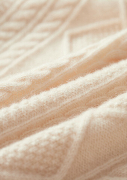 Pure Extra-Fine Merino Wool Wintertime Zipper Hoodie | Roccella