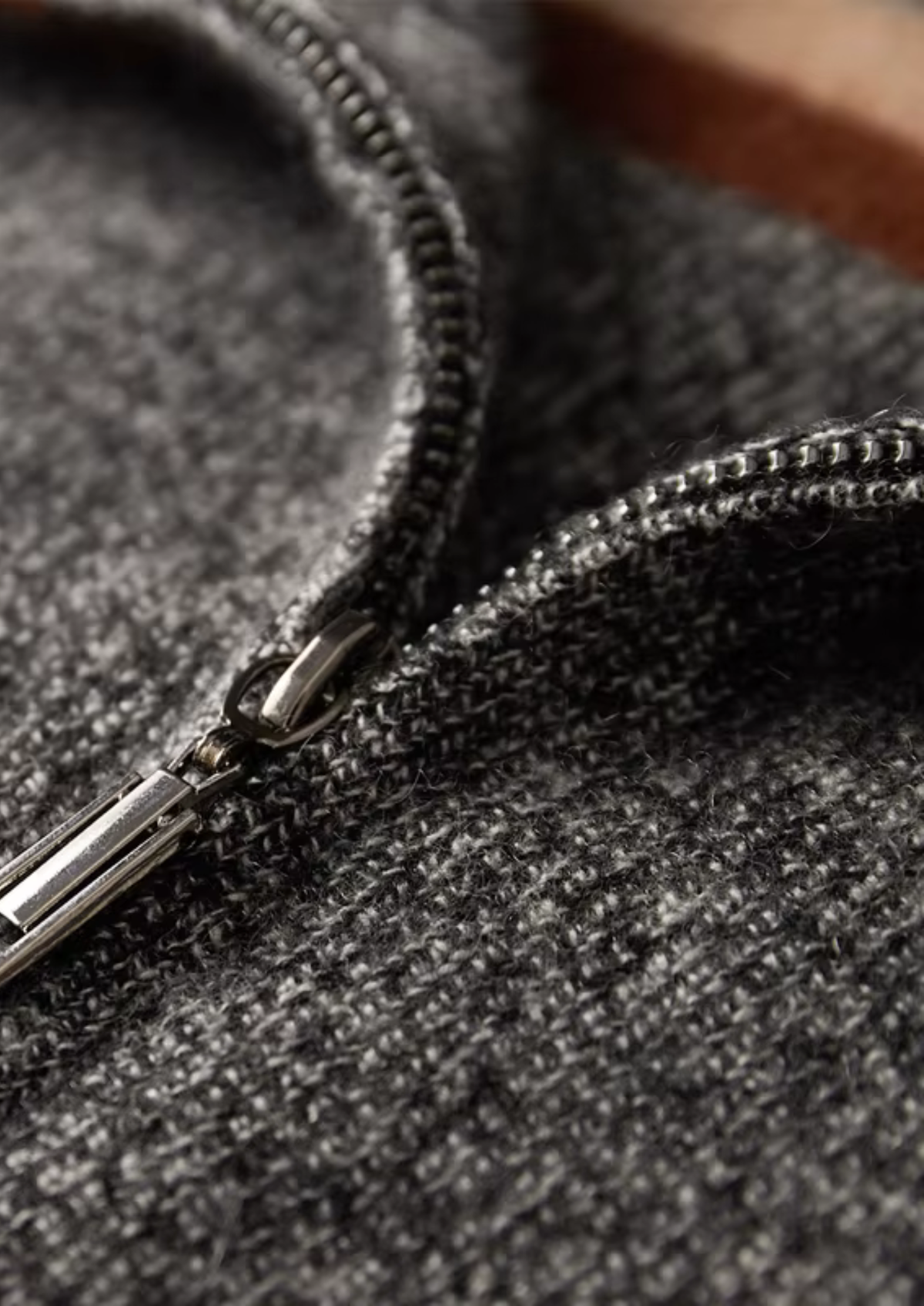Pure Cashmere Striped Zip Cardigan | Roccella