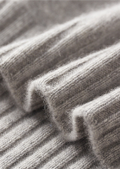 Pure Cashmere Mockneck Sweater | Roccella