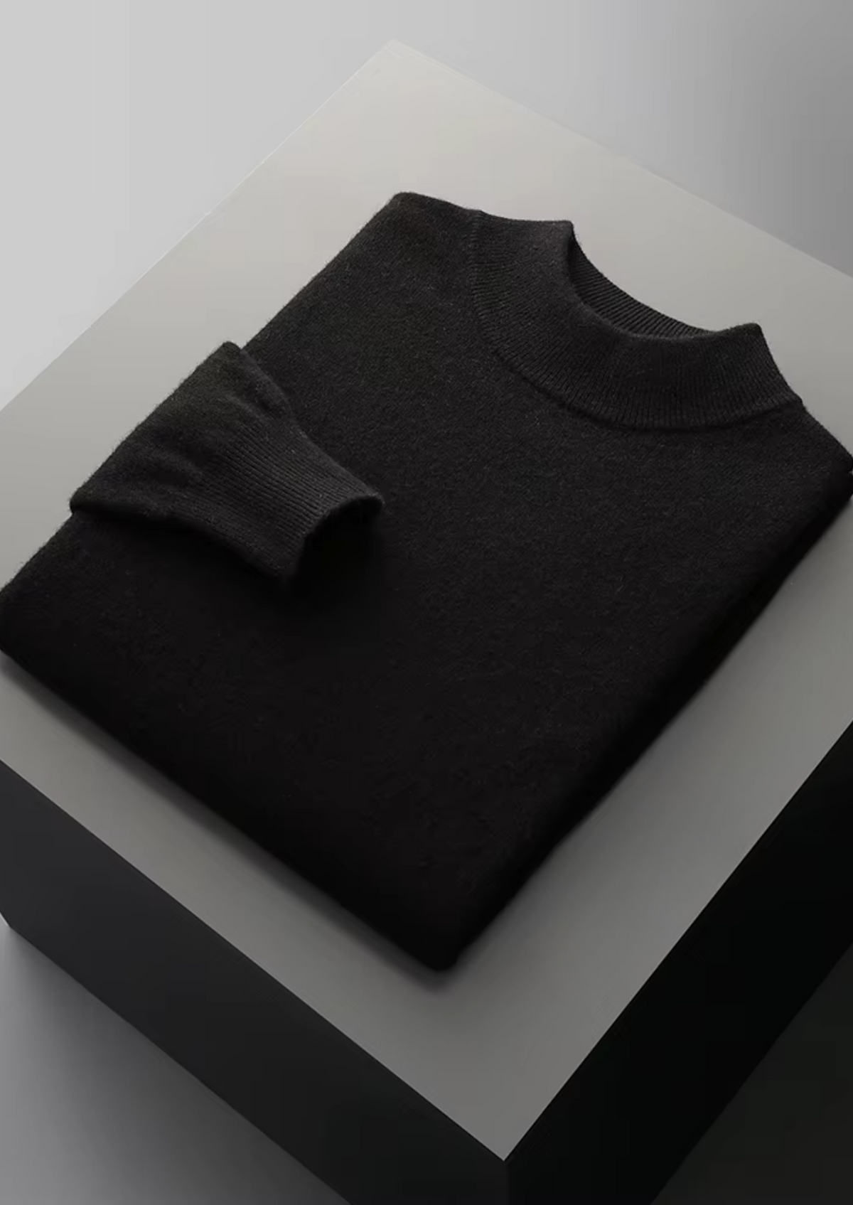 Pure Extra-Fine Merino Wool Classic Mockneck | Roccella