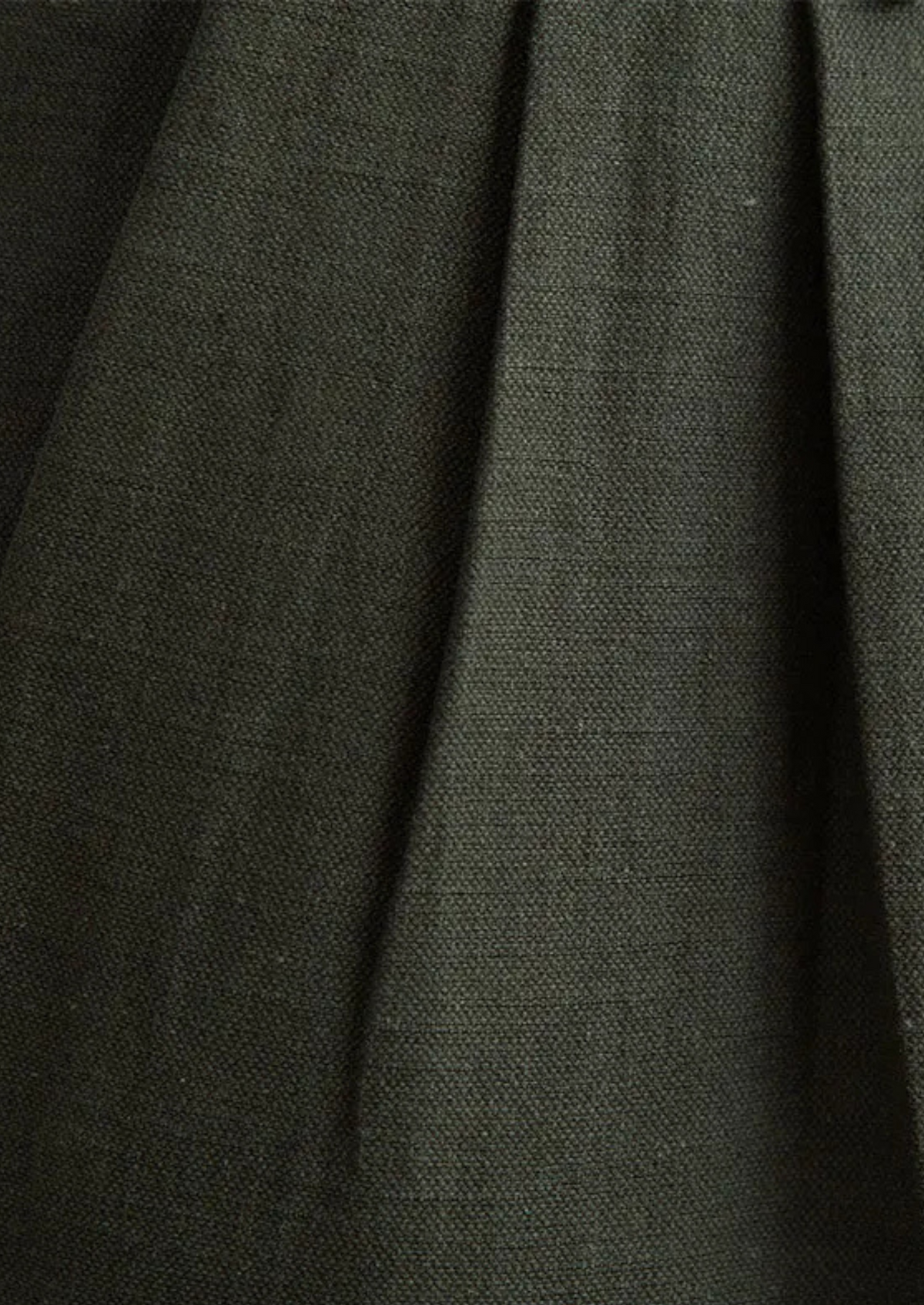 Cagliari Pleated Coastal Trousers - Olive | Roccella