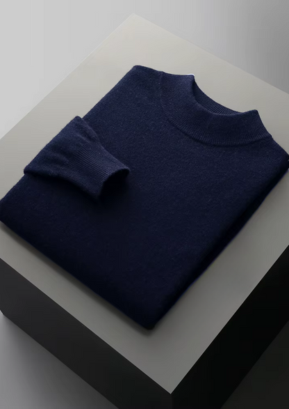 Pure Extra-Fine Merino Wool Classic Mockneck | Roccella