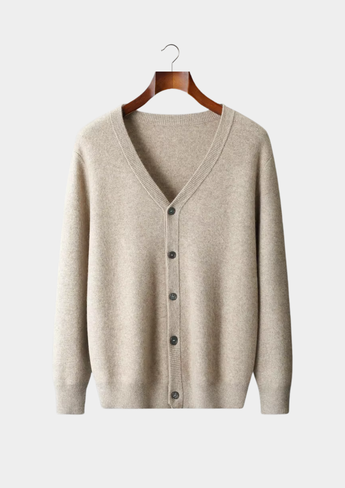 Pure Extra-Fine Merino Wool Essential Cardigan | Roccella