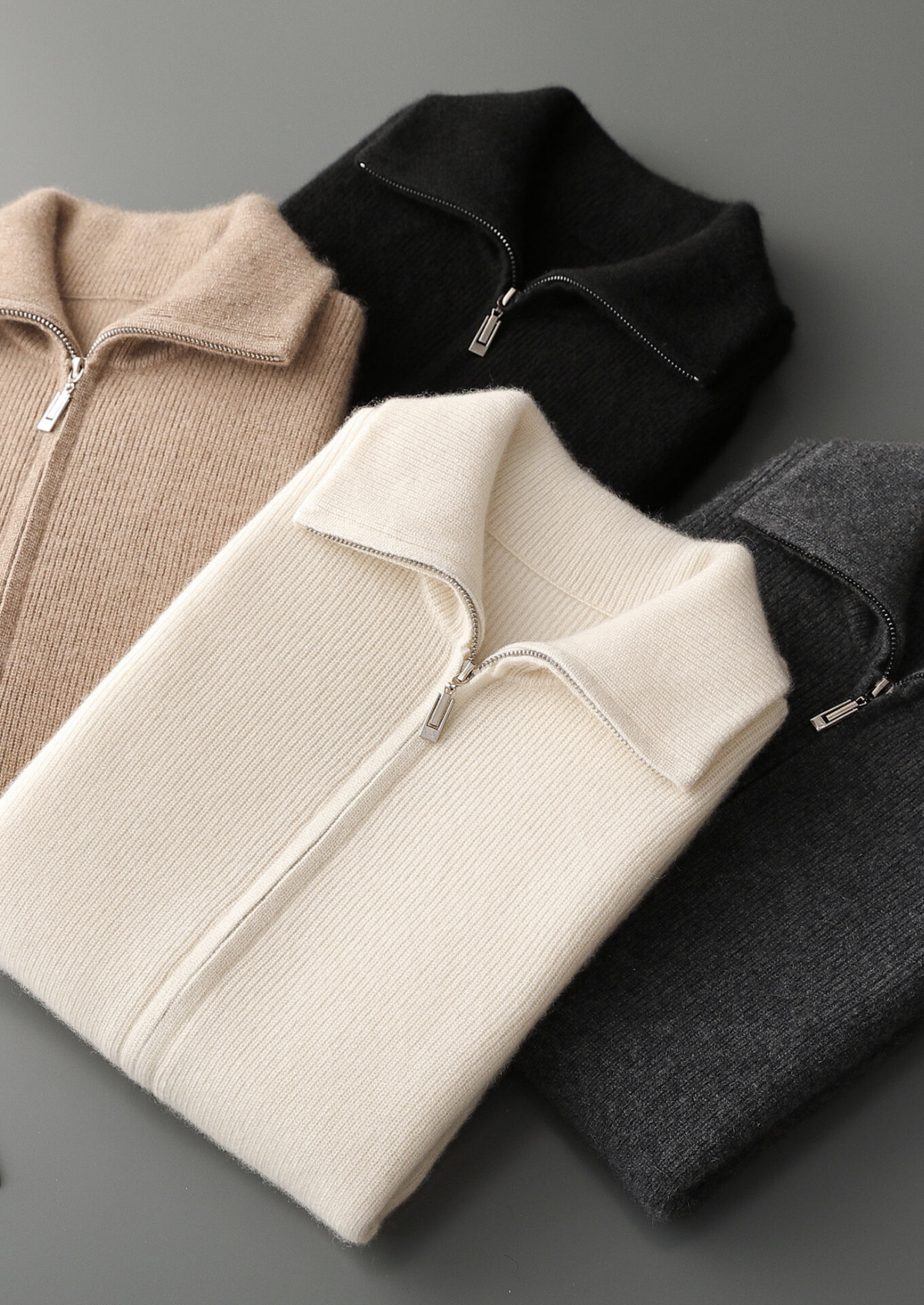Pure Cashmere Beige Body Warmer Vest | Roccella